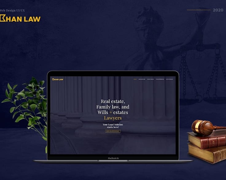 Khan LLP Law Firm screenshot